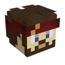 Brown skin: head render