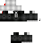 Black skin: raw texture render