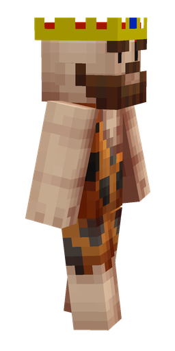 Brown skin: body, right side render