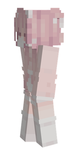 Pink skin: body, left side render