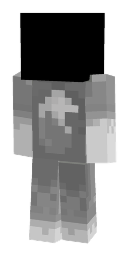 Black skin: body, back render