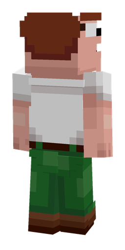 Green skin: body, back render