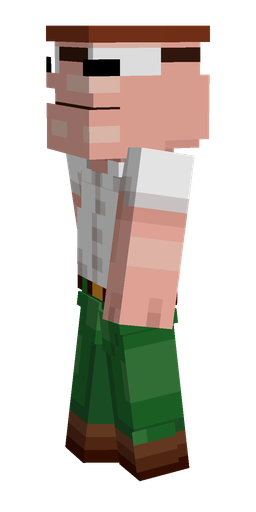 Green skin: body, left side render