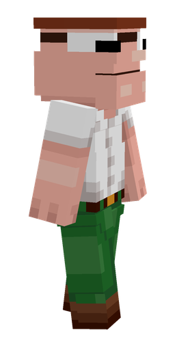 Green skin: body, right side render