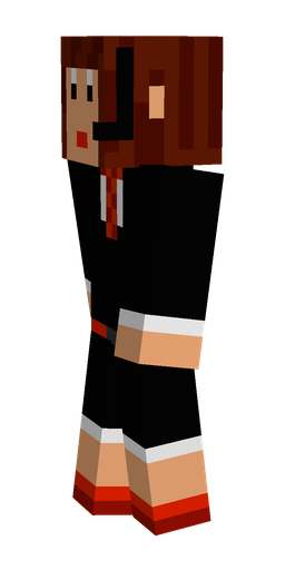 Black skin: body, left side render