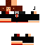 Black skin: raw texture render