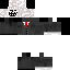 Black skin: raw texture render