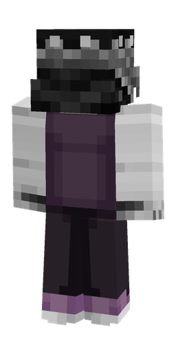 Black skin: body, back render