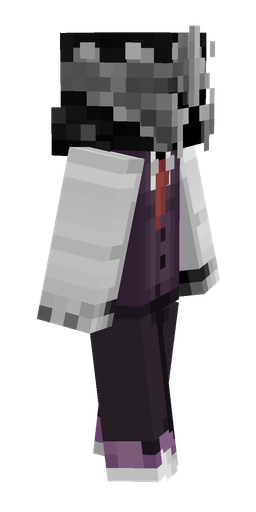 Black skin: body, right side render