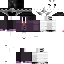 Black skin: raw texture render