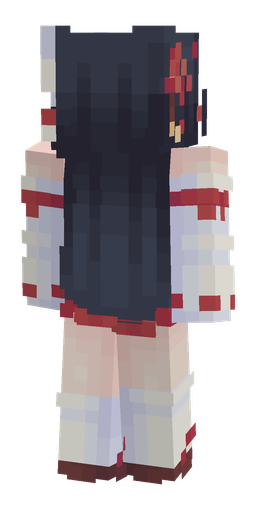 Blue skin: body, back render