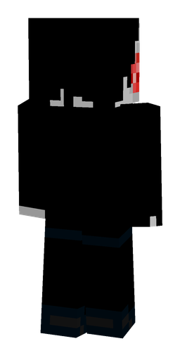 Black skin: body, back render