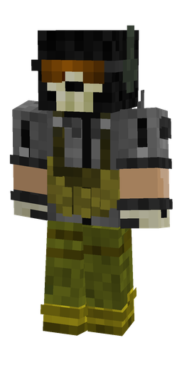 Black skin: body, front render