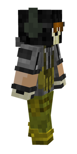Black skin: body, right side render