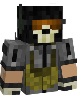 Black skin: bust render