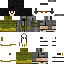 Black skin: raw texture render