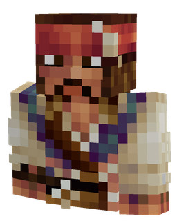 Black skin: bust render