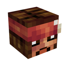 Black skin: head render