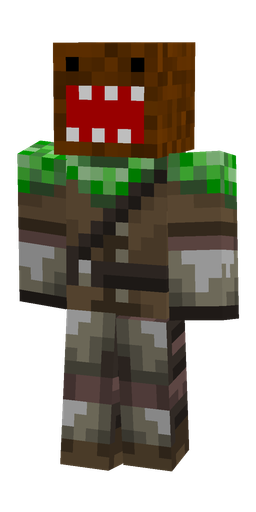 Brown skin: body, front render