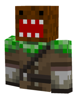 Brown skin: bust render