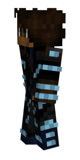 Black skin: body, left side render