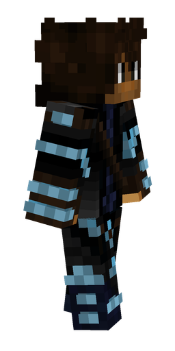 Black skin: body, right side render