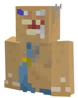 Blue skin: bust render