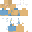 Blue skin: raw texture render