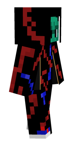 Black skin: body, right side render