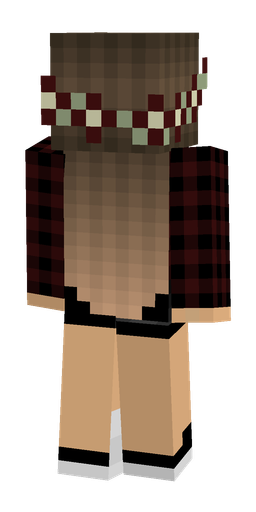 Black skin: body, back render