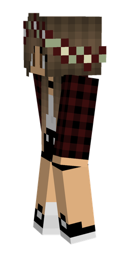 Black skin: body, left side render