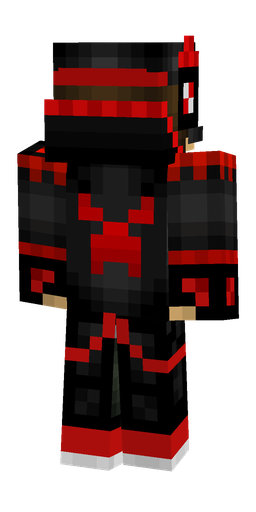 Black skin: body, back render