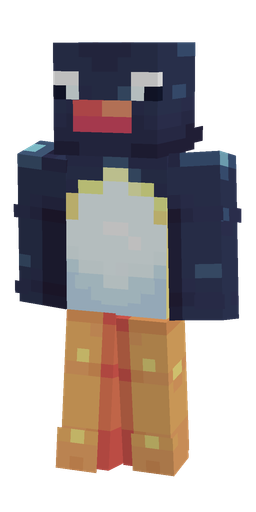 Blue skin: body, front render