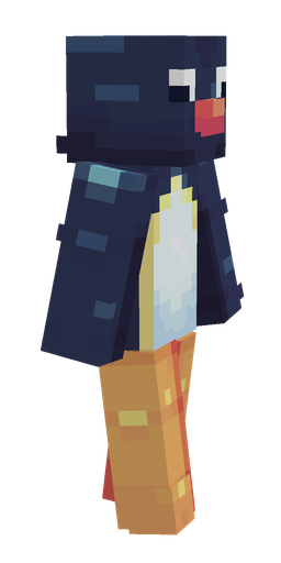 Blue skin: body, right side render