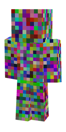 Blue skin: body, front render