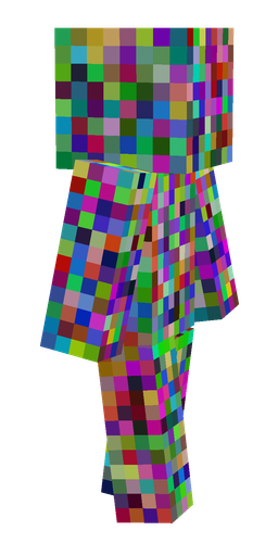 Blue skin: body, right side render
