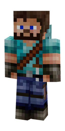 Black skin: body, front render