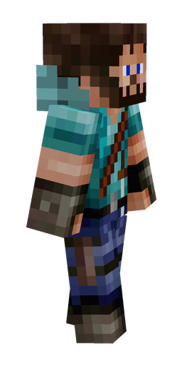 Black skin: body, right side render