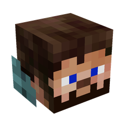 Black skin: head render