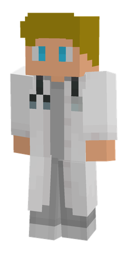 Gray skin: body, front render