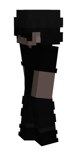 Black skin: body, left side render