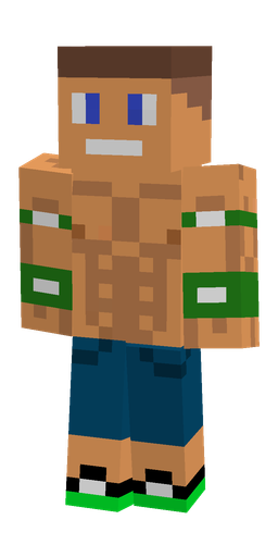 Blue skin: body, front render