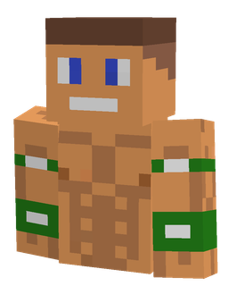 Blue skin: bust render