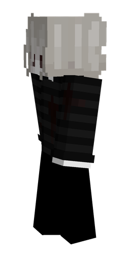 Black skin: body, left side render