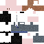 Black skin: raw texture render