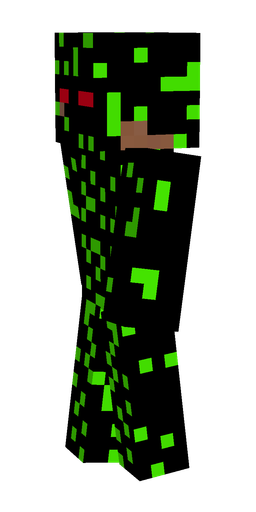 Black skin: body, left side render