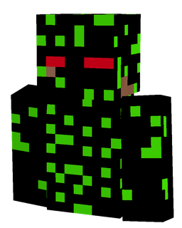 Black skin: bust render