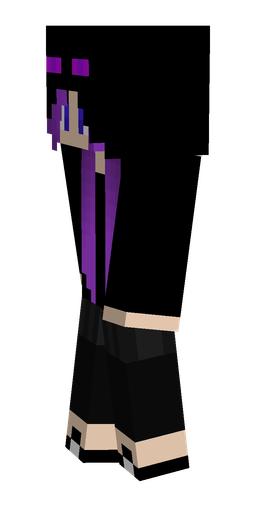 Black skin: body, left side render