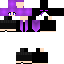 Black skin: raw texture render