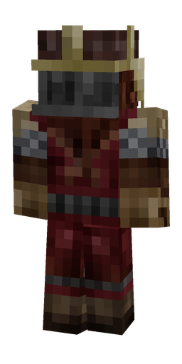 Black skin: body, back render
